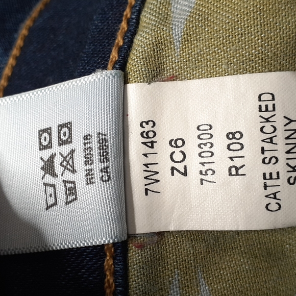 Lucky Brand Cate Stacked Skinny Dark Wash Blue Jeans Size 2/26 7W11463 - Picture 14 of 16